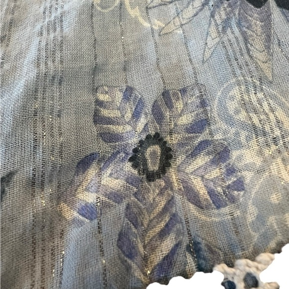 Gipsy Queen Paris Boho Embroidered Tassel Kaftan Tunic Dress 100% Cotton Boho - Picture 8 of 16